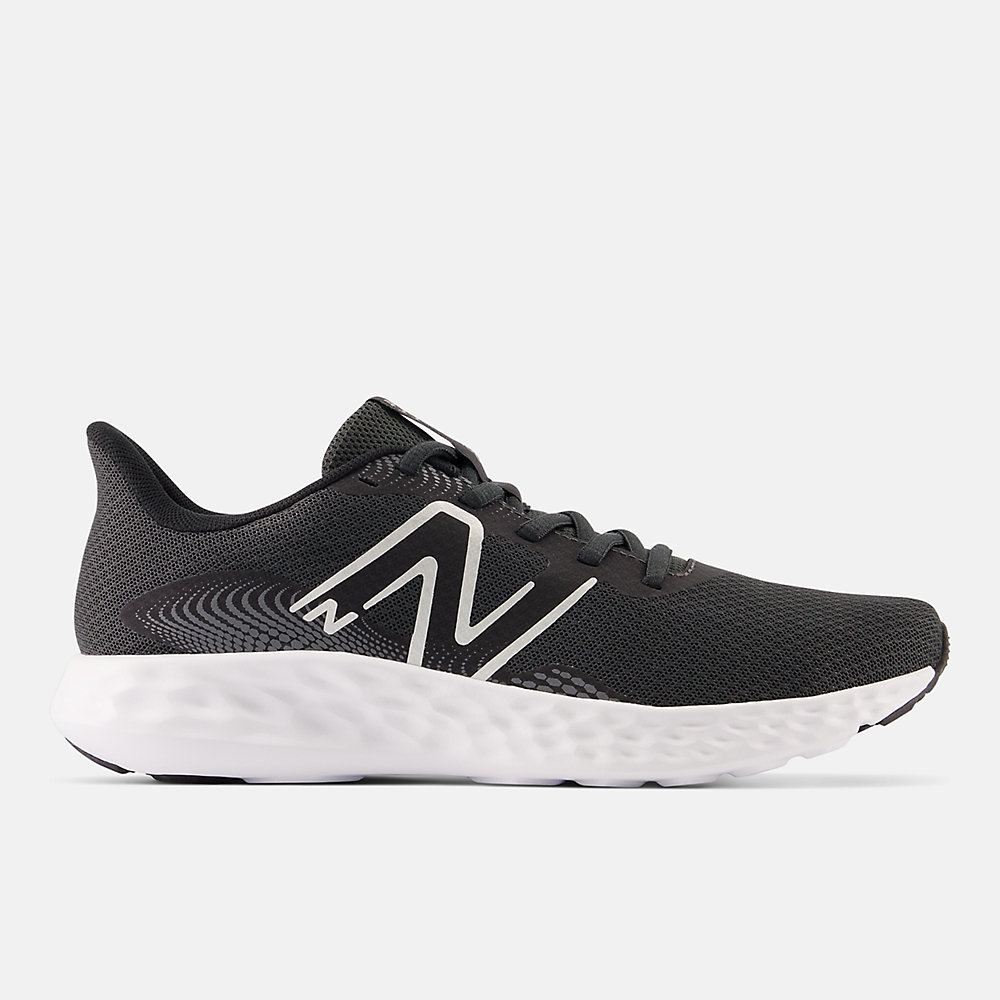 New Balance 411v3 Shoes Blacktop with Silver Metallic